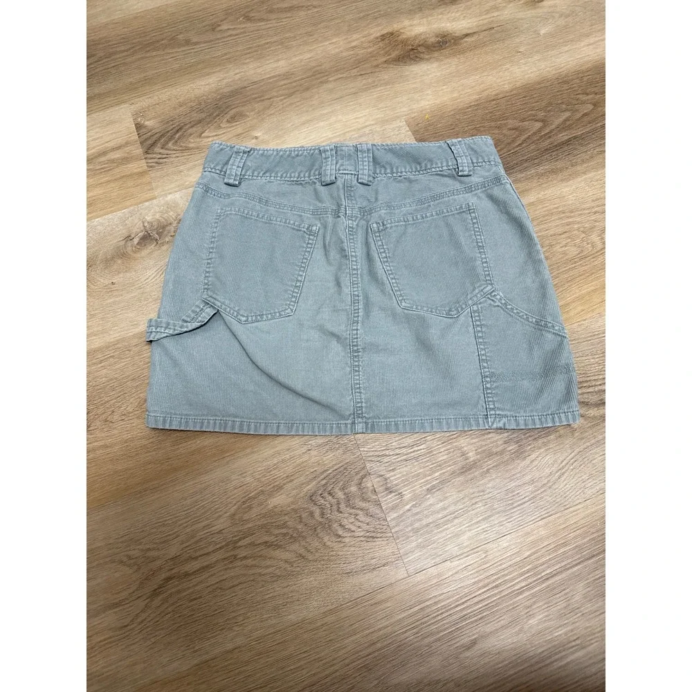 J. Crew (Sage Green)‎ Corduroy Carpenter Mini Skirt Women Size 6